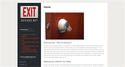 Desktop Screenshot of exitdevices.net